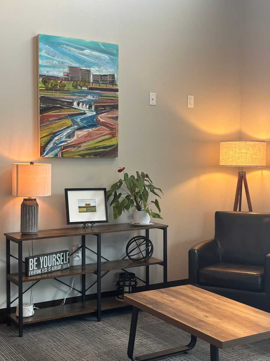 Bright seating area at Integrative Wellness