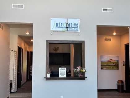 Warm therapy office detail at Integrative Wellness